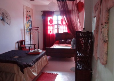 Chambre Asiatique Rouge