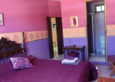 Chambre Indienne Violette